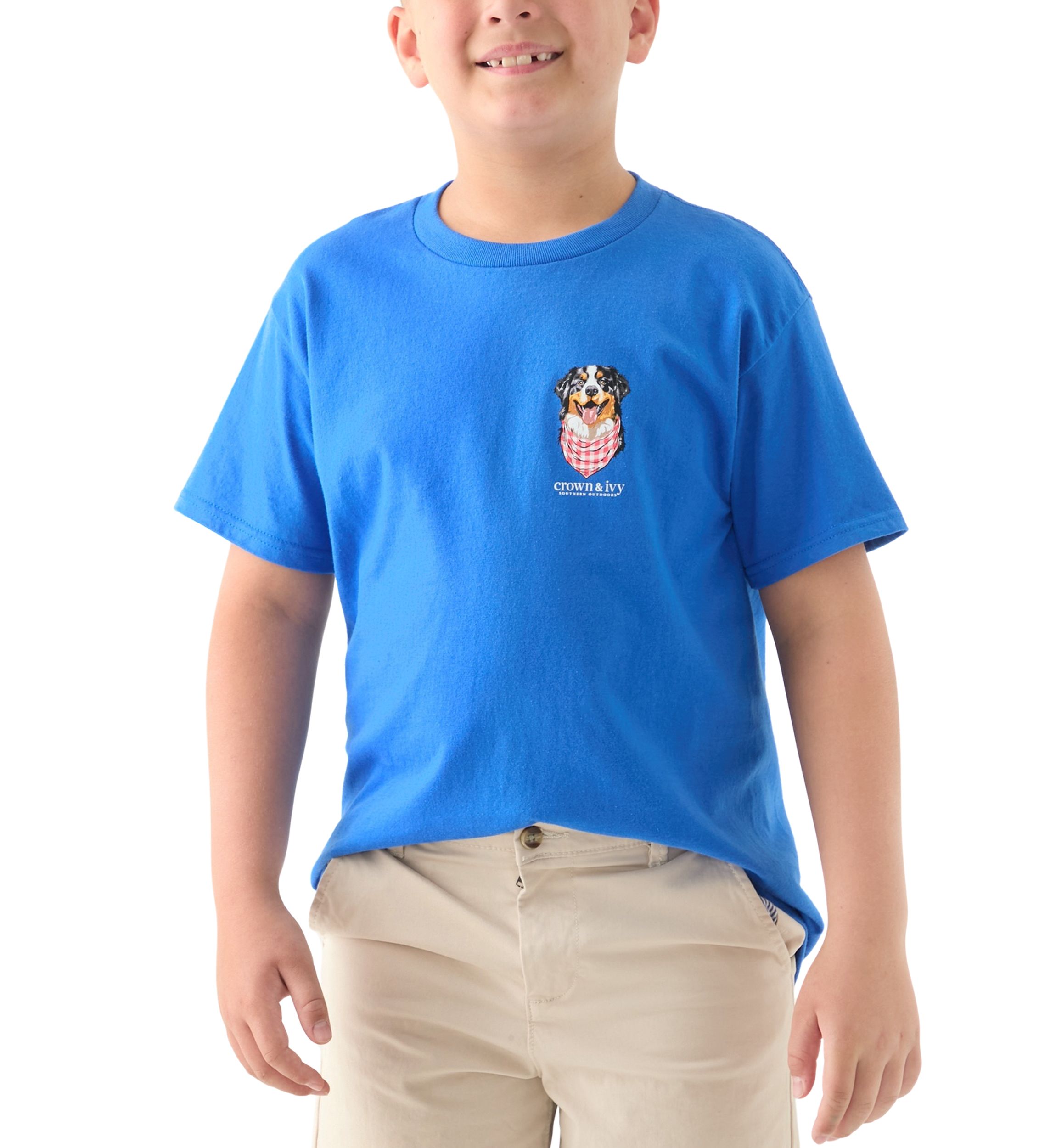 Boys 8-20 Happy Dog Graphic T-Shirt
