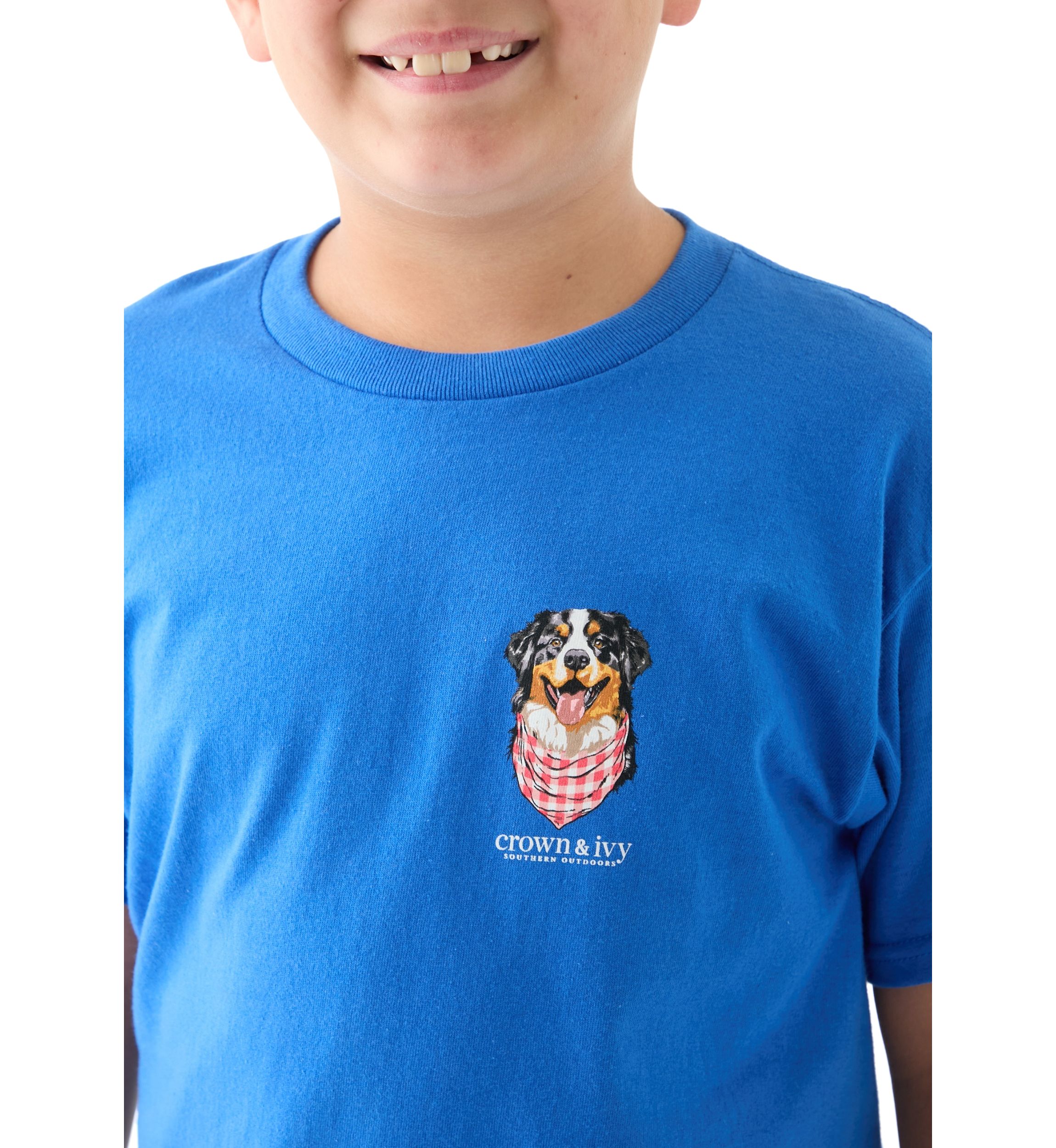 Boys 8-20 Happy Dog Graphic T-Shirt