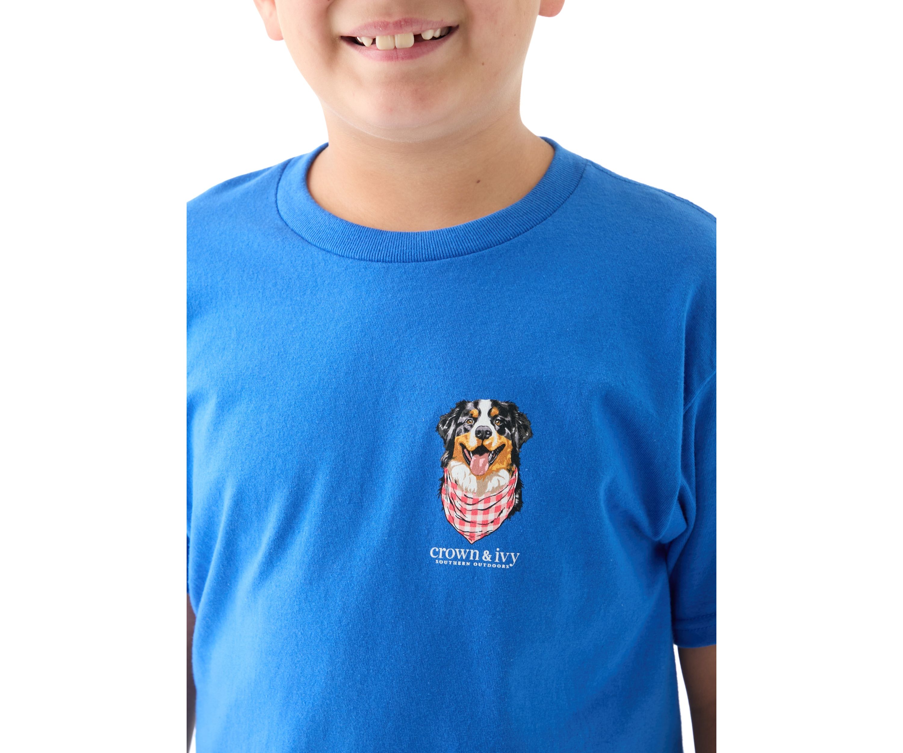 Boys 8-20 Happy Dog Graphic T-Shirt