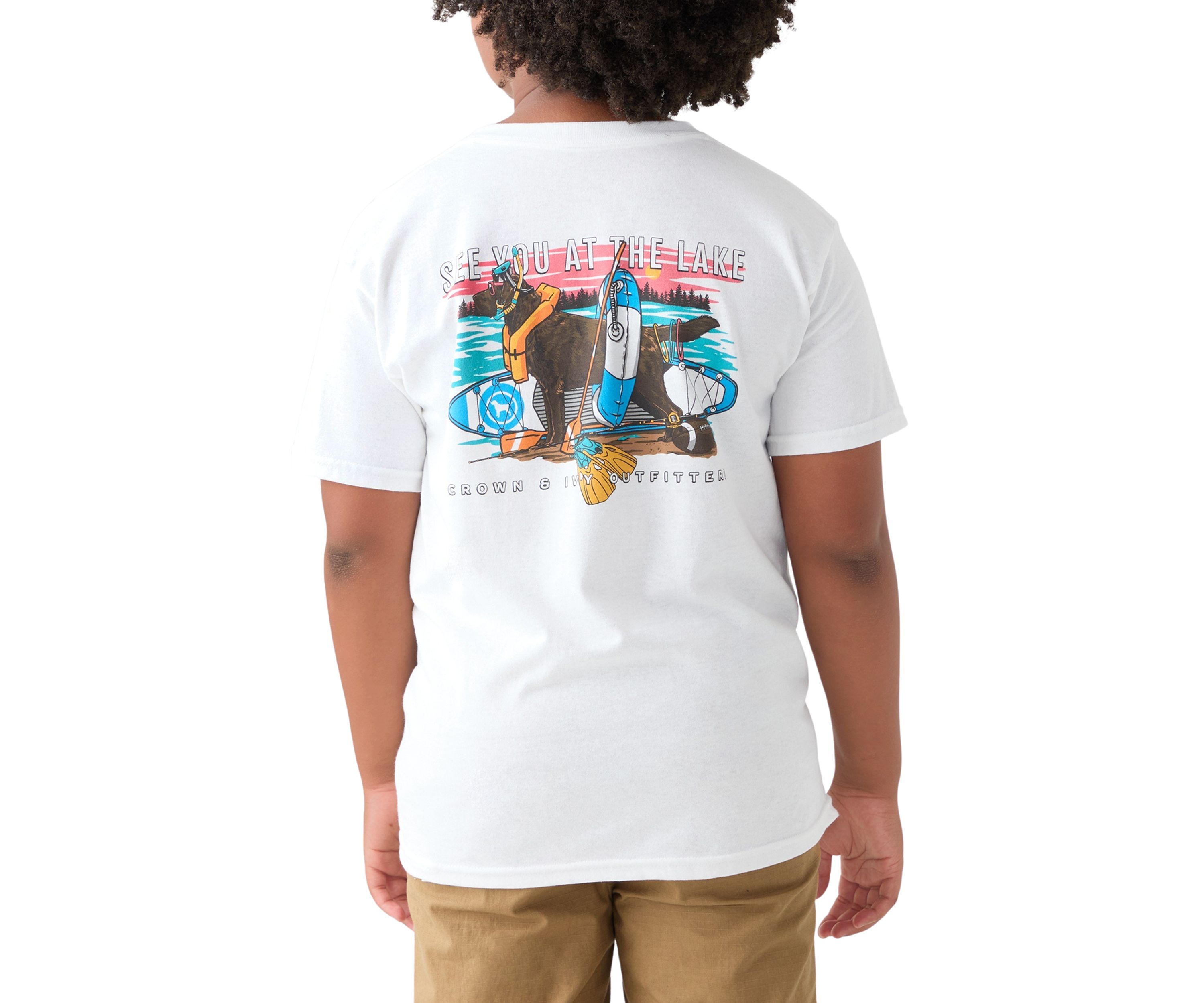 Boys 8-20 Short Sleeve At the Lakes Graphic T-Shirt