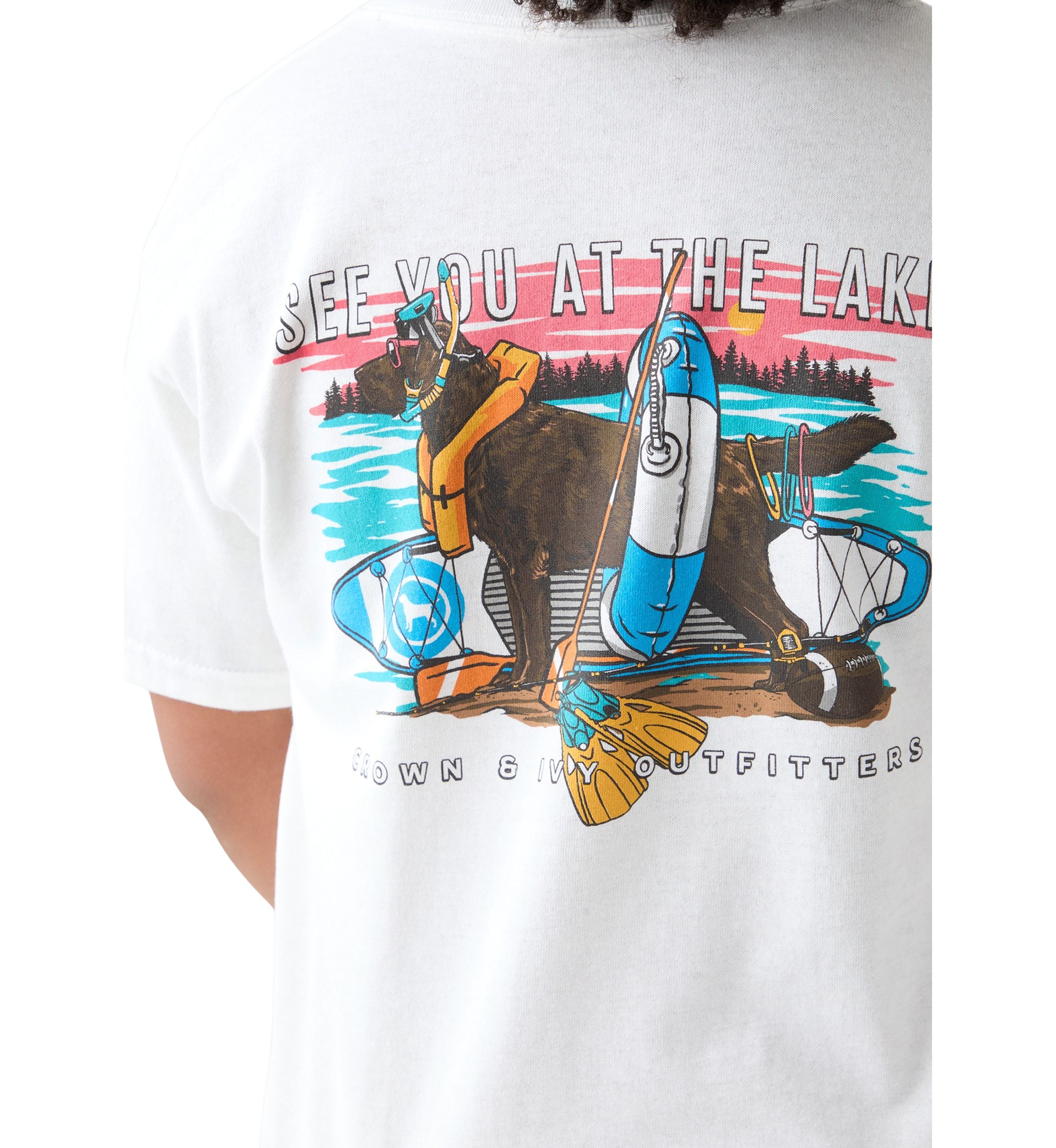 Boys 8-20 Short Sleeve At the Lakes Graphic T-Shirt