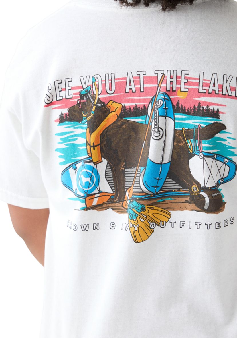 Boys 8-20 Short Sleeve At the Lakes Graphic T-Shirt