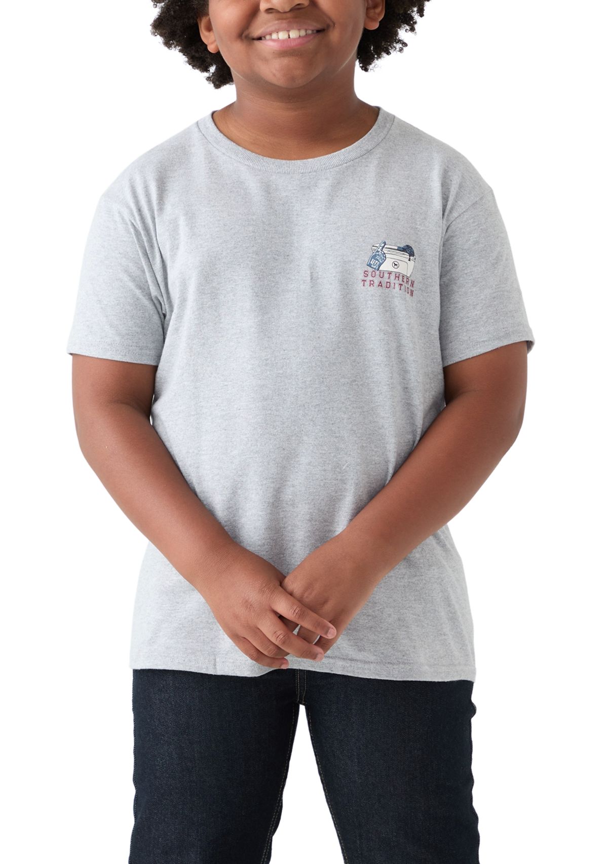   Boys 8-20 Short Sleeve Tailgrate Tradition Graphic T-Shirt 