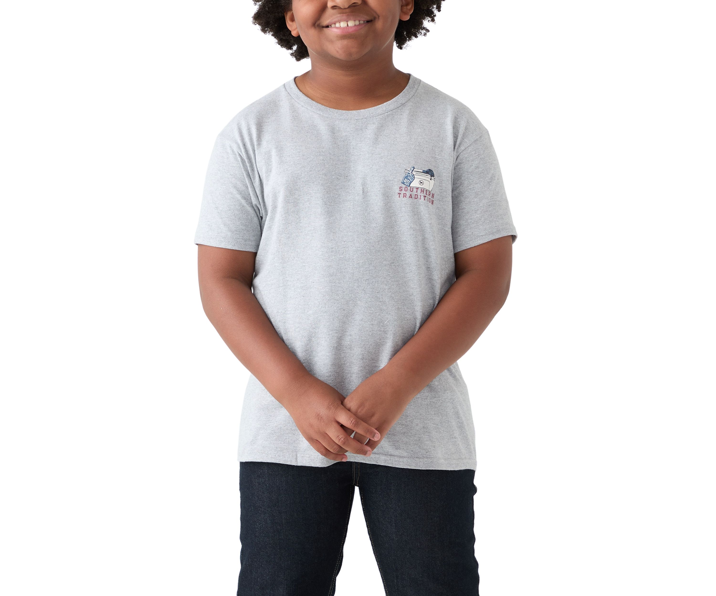   Boys 8-20 Short Sleeve Tailgrate Tradition Graphic T-Shirt 