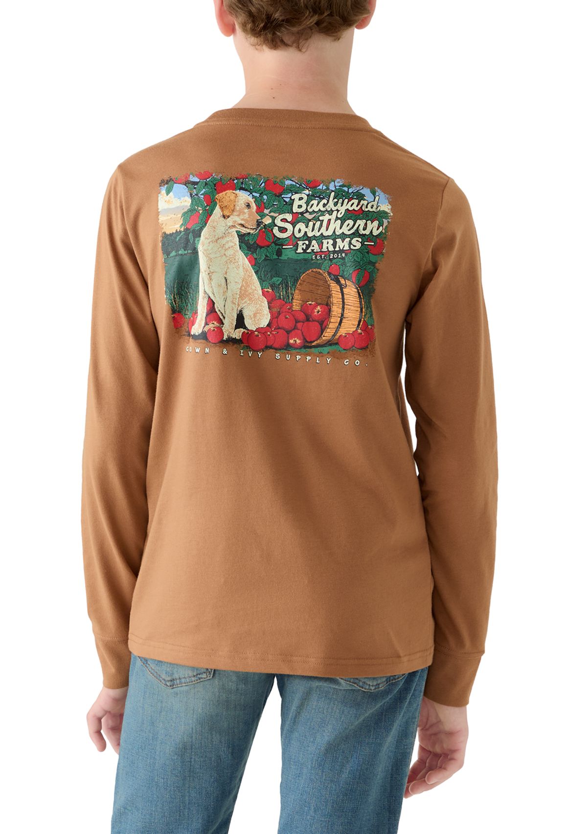 Boys 8-20 Southern Farms Long Sleeve T-Shirt