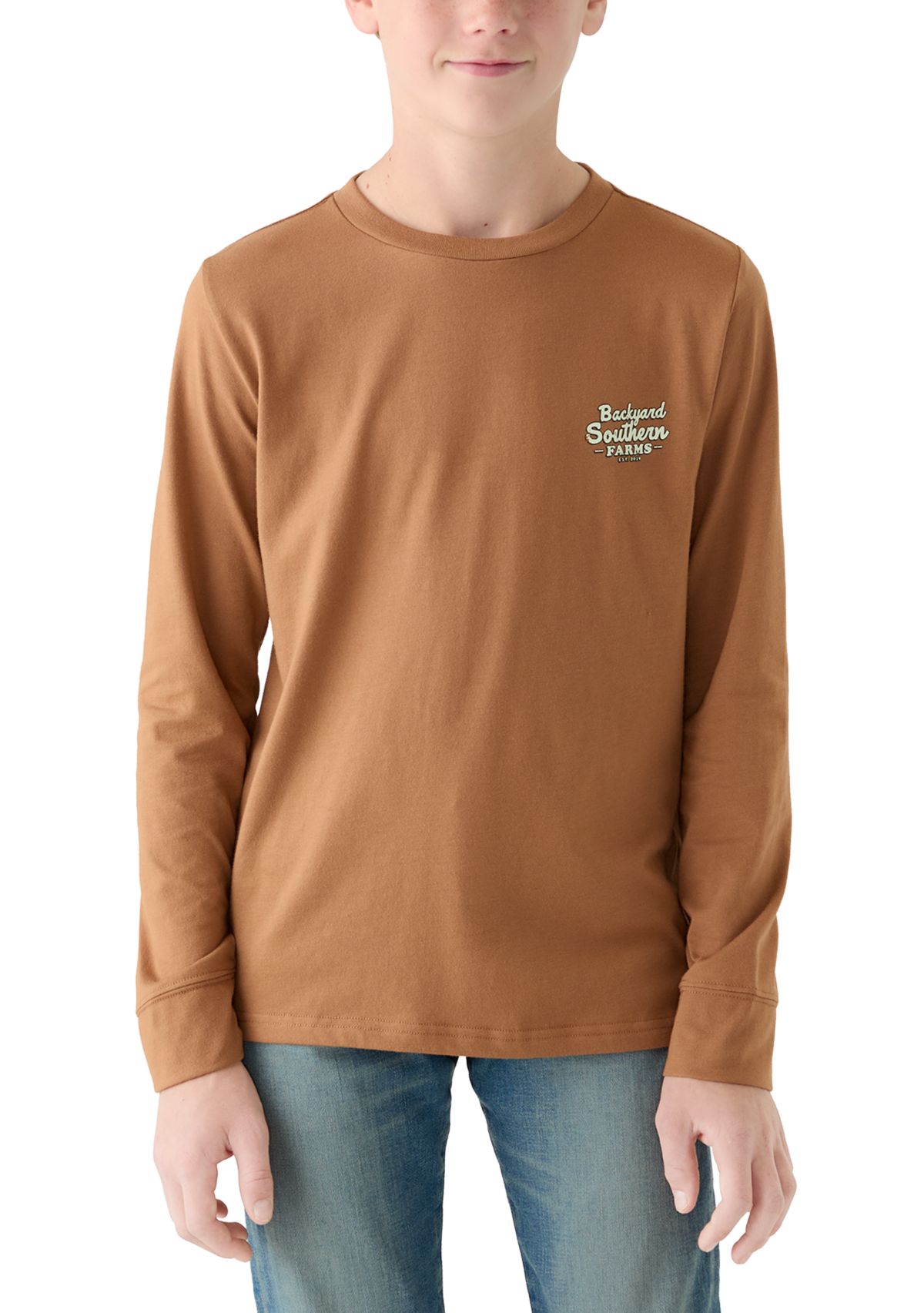 Boys 8-20 Southern Farms Long Sleeve T-Shirt
