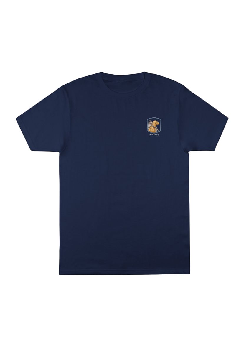 Boys 8-20 Short Sleeve Dog Canoe Graphic T-Shirt 