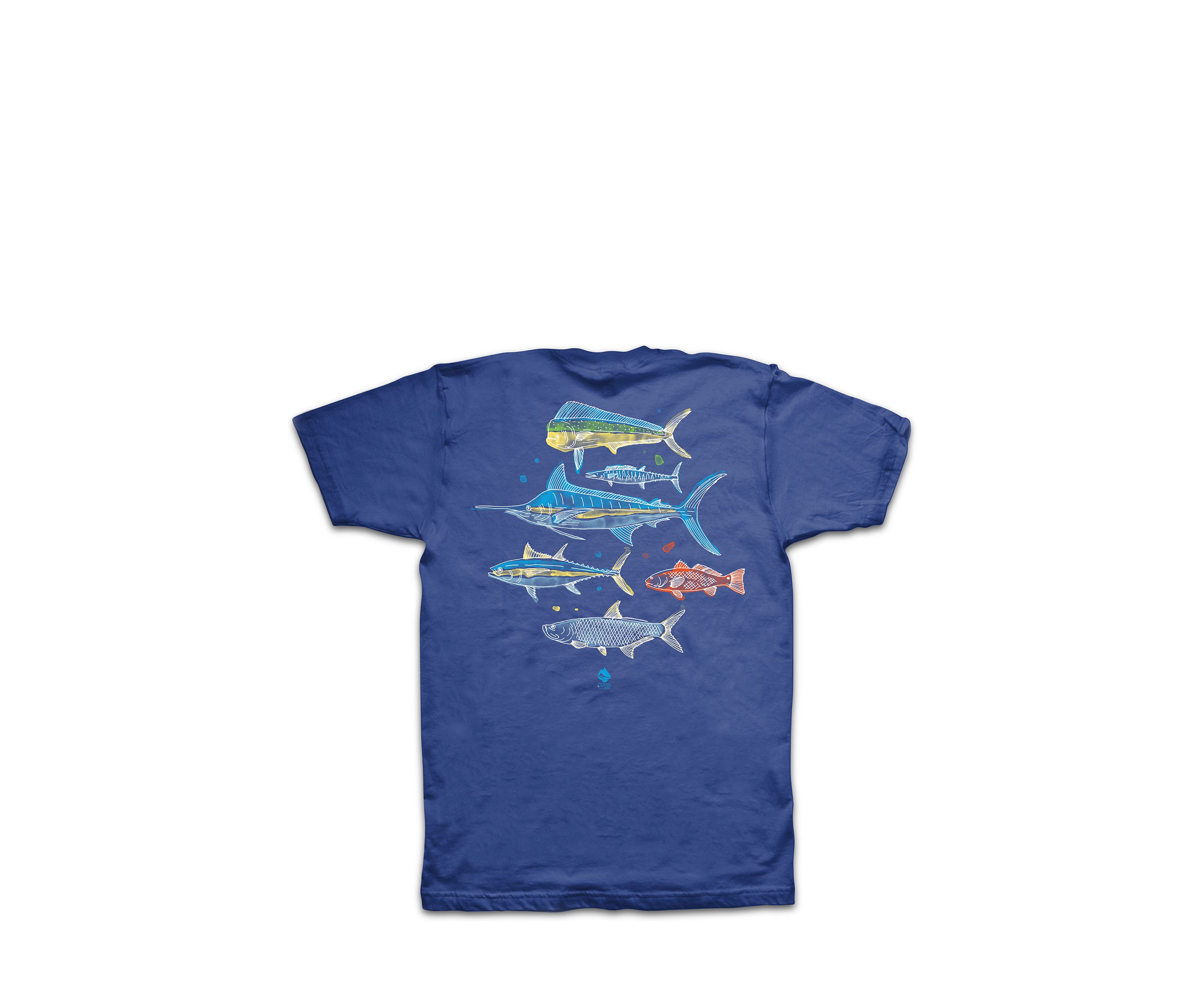 Boys 4-7 Short Sleeve All Fish Tee