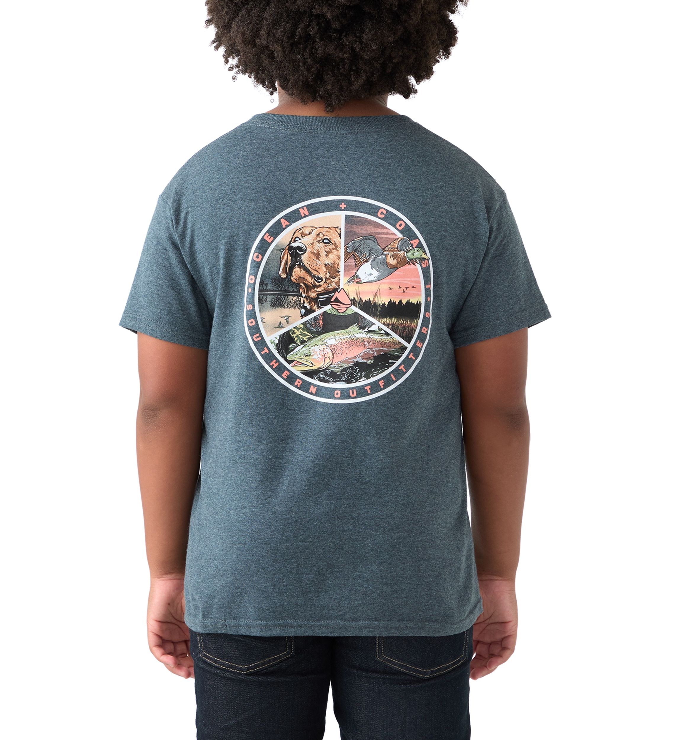 Boys 8-20 Short Sleeve Yardwork Graphic T-Shirt 