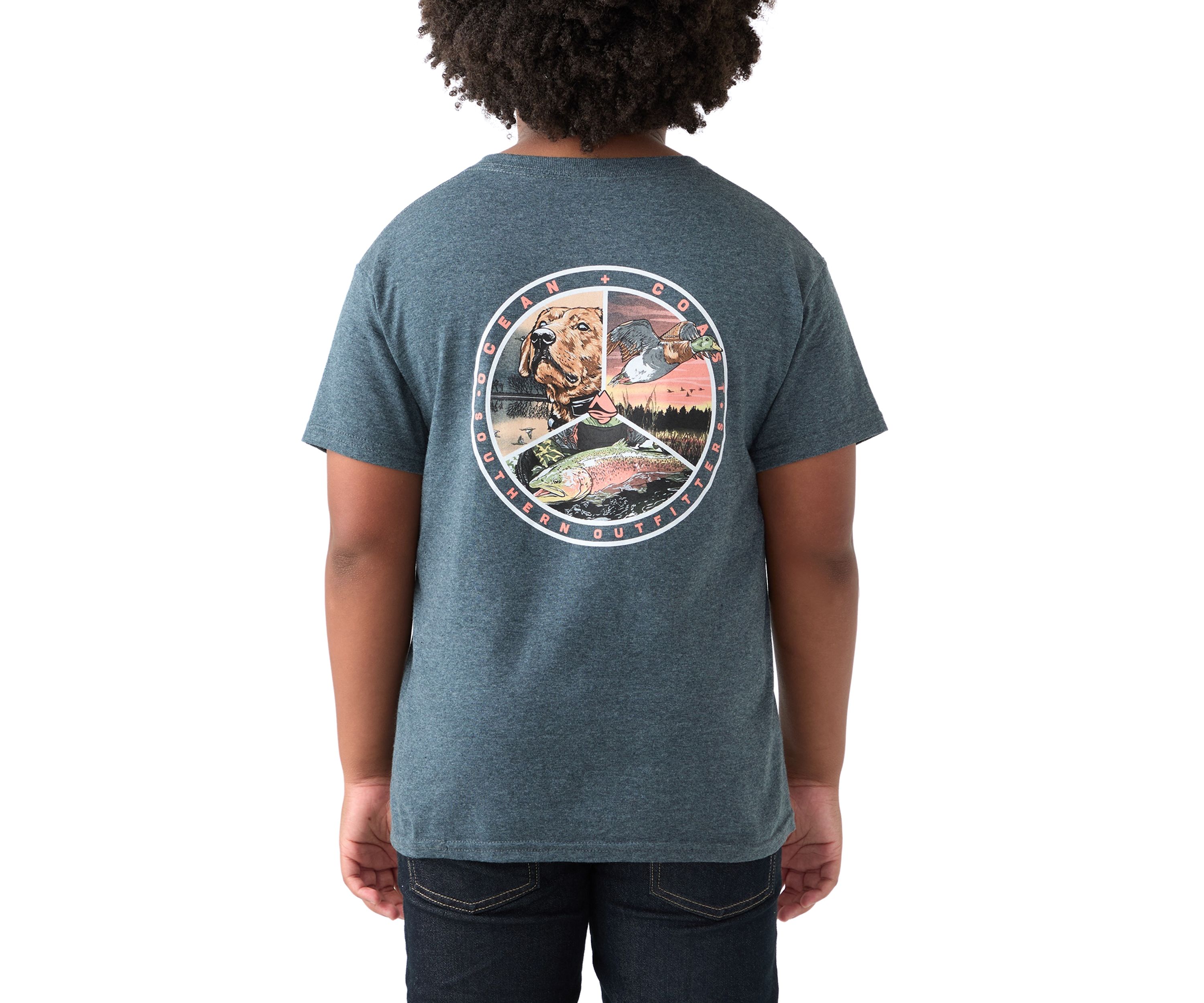 Boys 8-20 Short Sleeve Yardwork Graphic T-Shirt 
