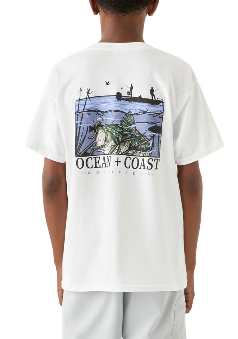 Boys 8-20 Short Sleeve Fishing Graphic T-Shirt