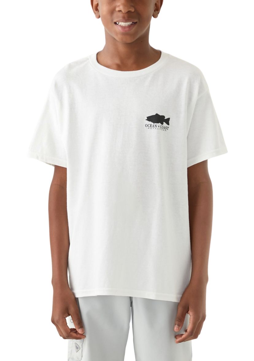 Boys 8-20 Short Sleeve Fishing Graphic T-Shirt