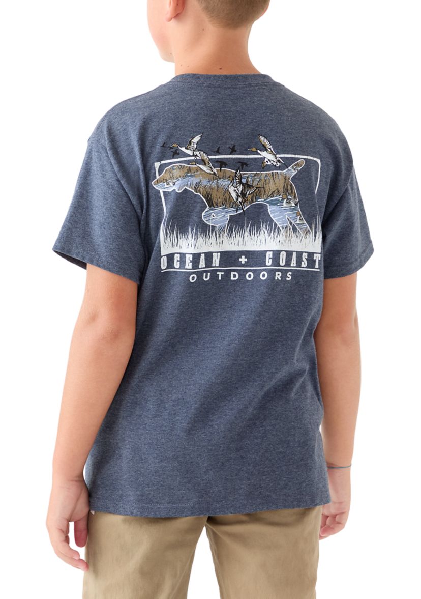 Boys 8-20 Outdoor Dog Short Sleeve Graphic T-Shirt