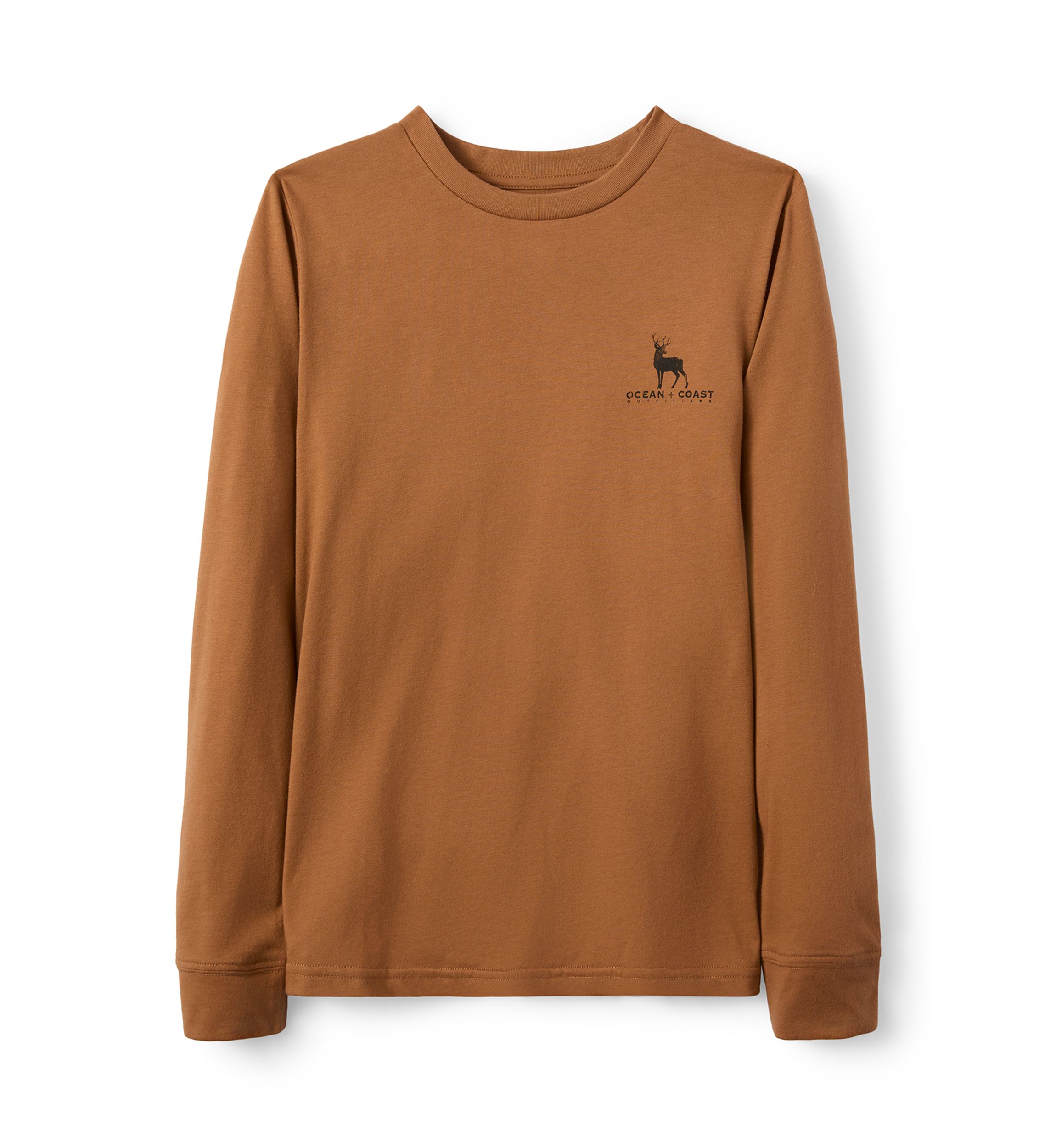 Boys 8-20 Deerflag Long Sleeve T-Shirt