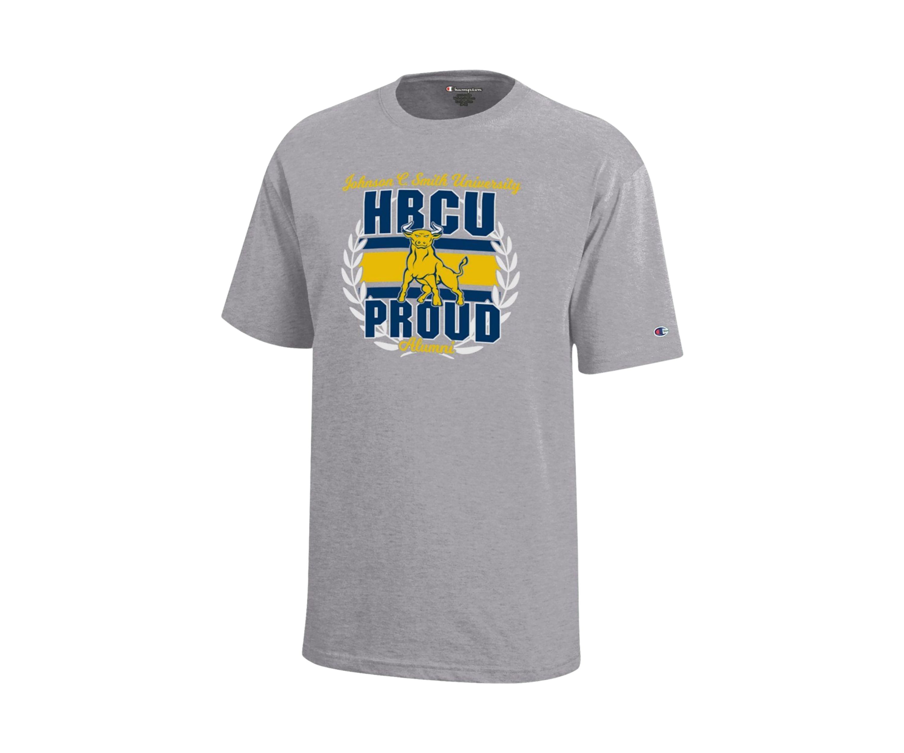 Boys 8-20 HBCU Johnson C Smith The Golden Graphic T-Shirt - Oxford Gray