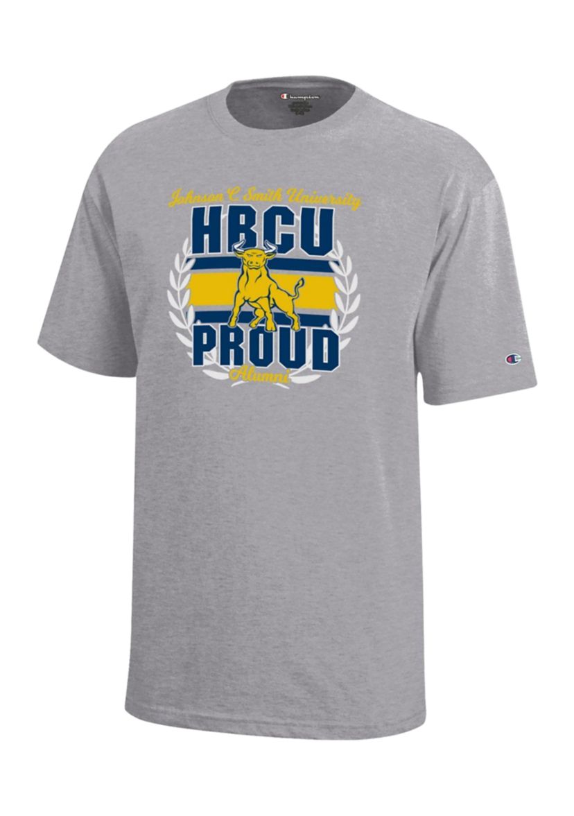 Boys 8-20 HBCU Johnson C Smith The Golden Graphic T-Shirt - Oxford Gray