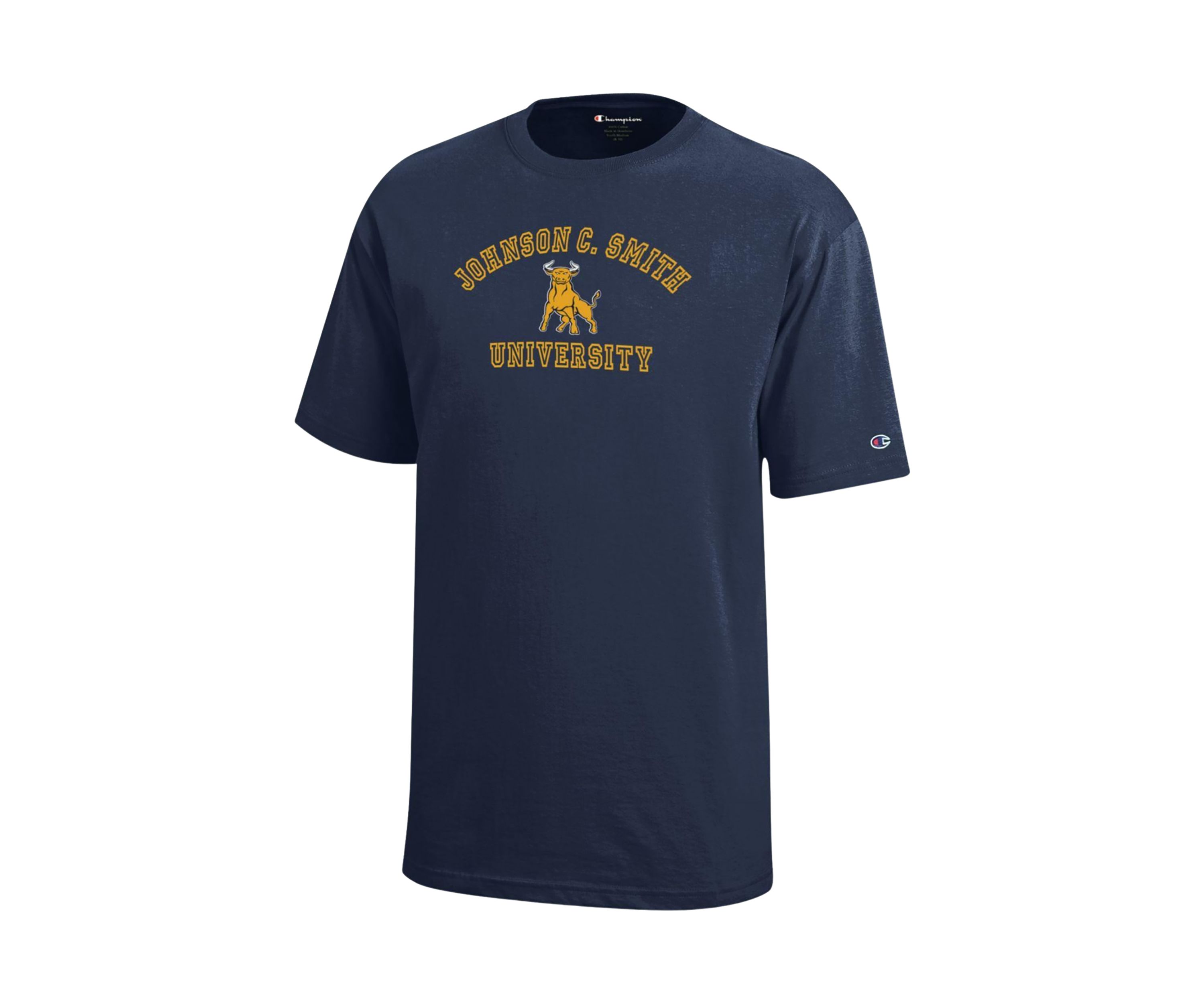 Boys 8-20 HBCU Johnson C Smith The Golden Bull Graphic T-Shirt - Navy