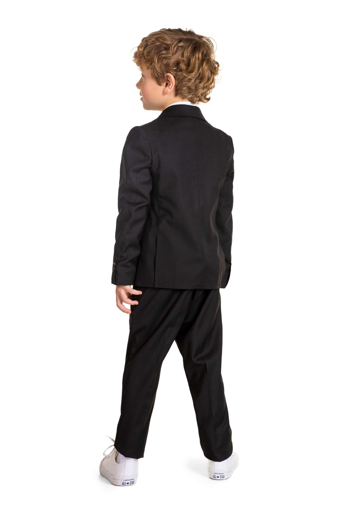 BOYS Daily Deep Black 2 Piece Suit