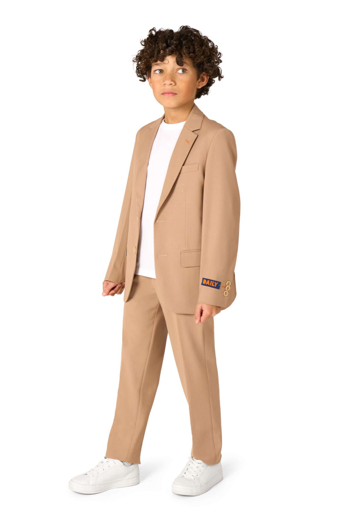 OppoSuits Daily Boys Suit - Casual Kids Two-Piece Suit - Wedding & Easter Outfit - Dark Sand