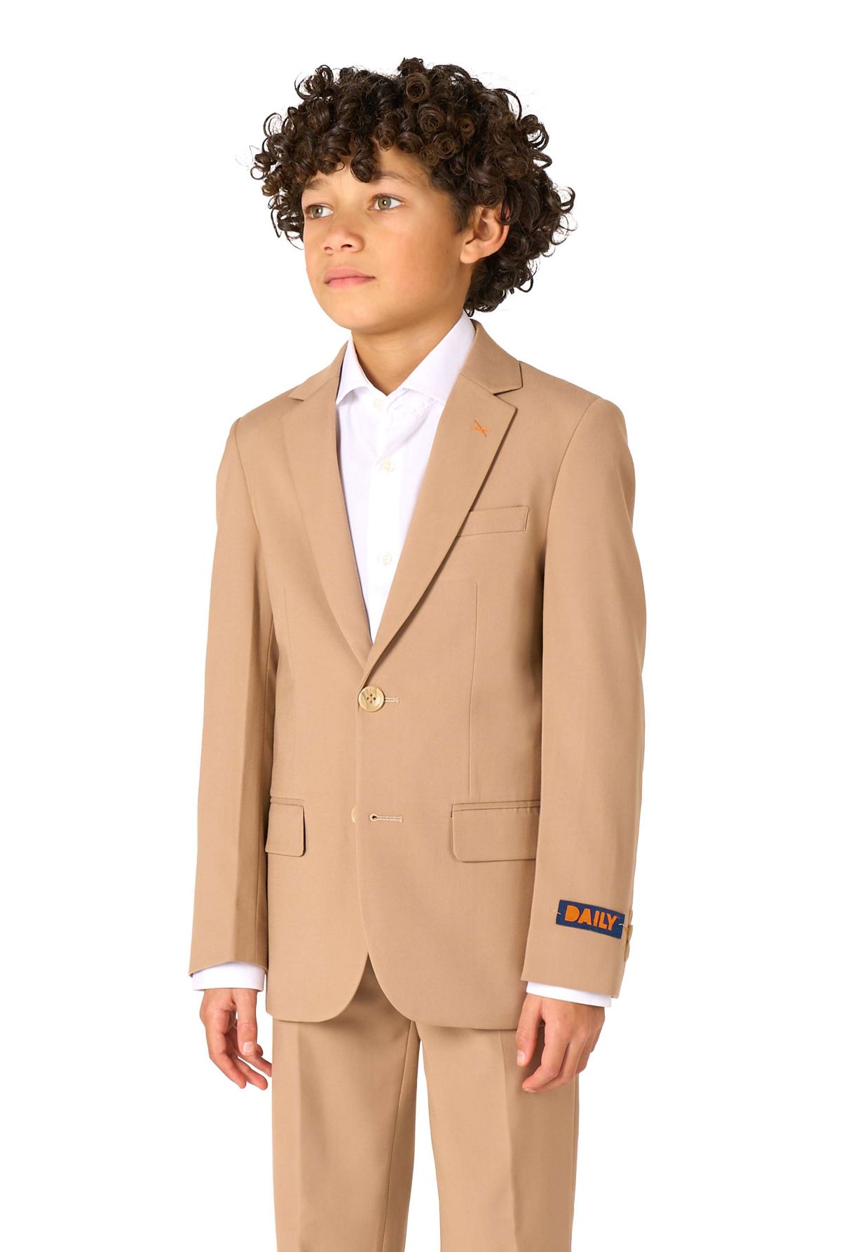 OppoSuits Daily Boys Suit - Casual Kids Two-Piece Suit - Wedding & Easter Outfit - Dark Sand