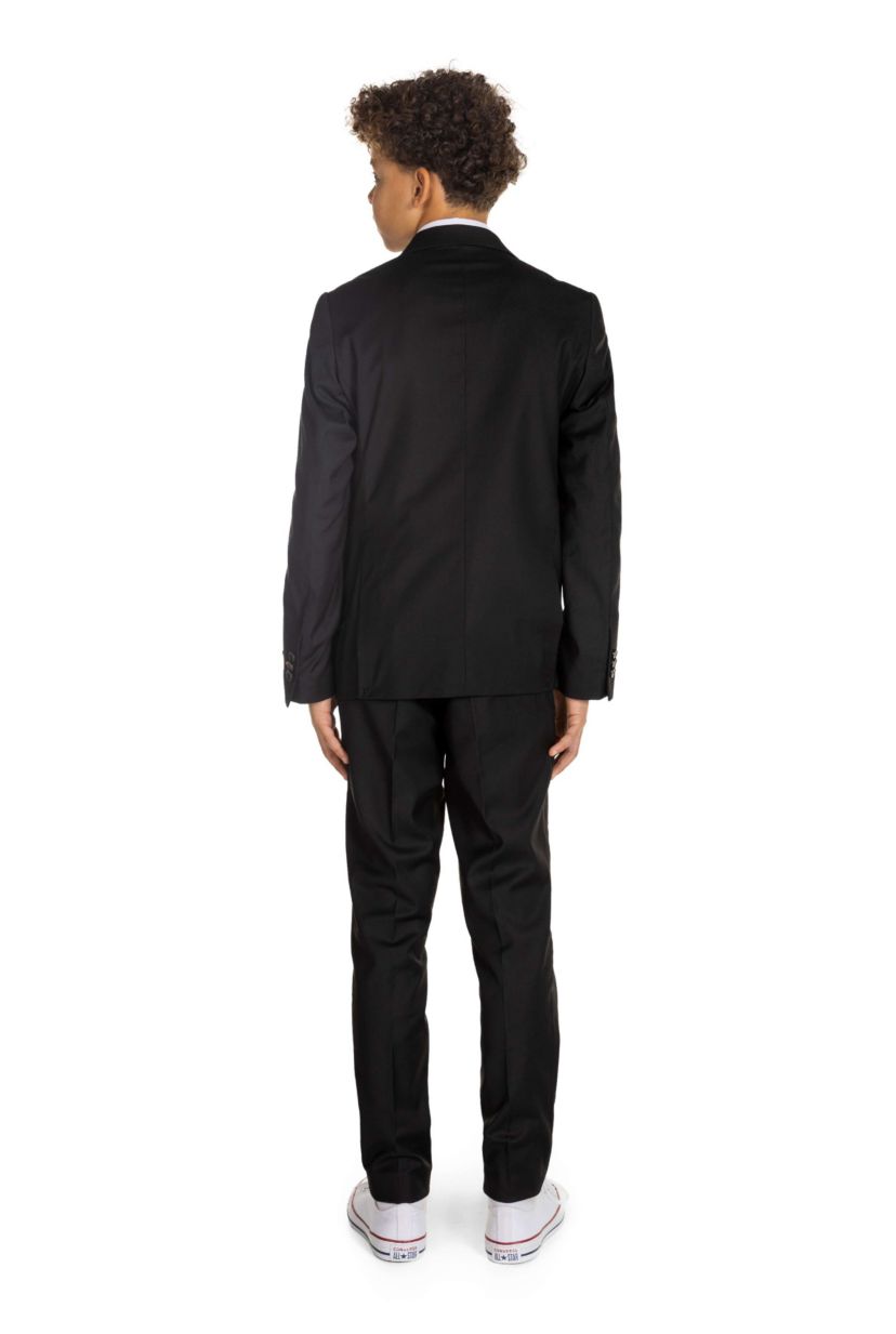 TEEN BOYS Daily Deep Black 2 Piece Suit