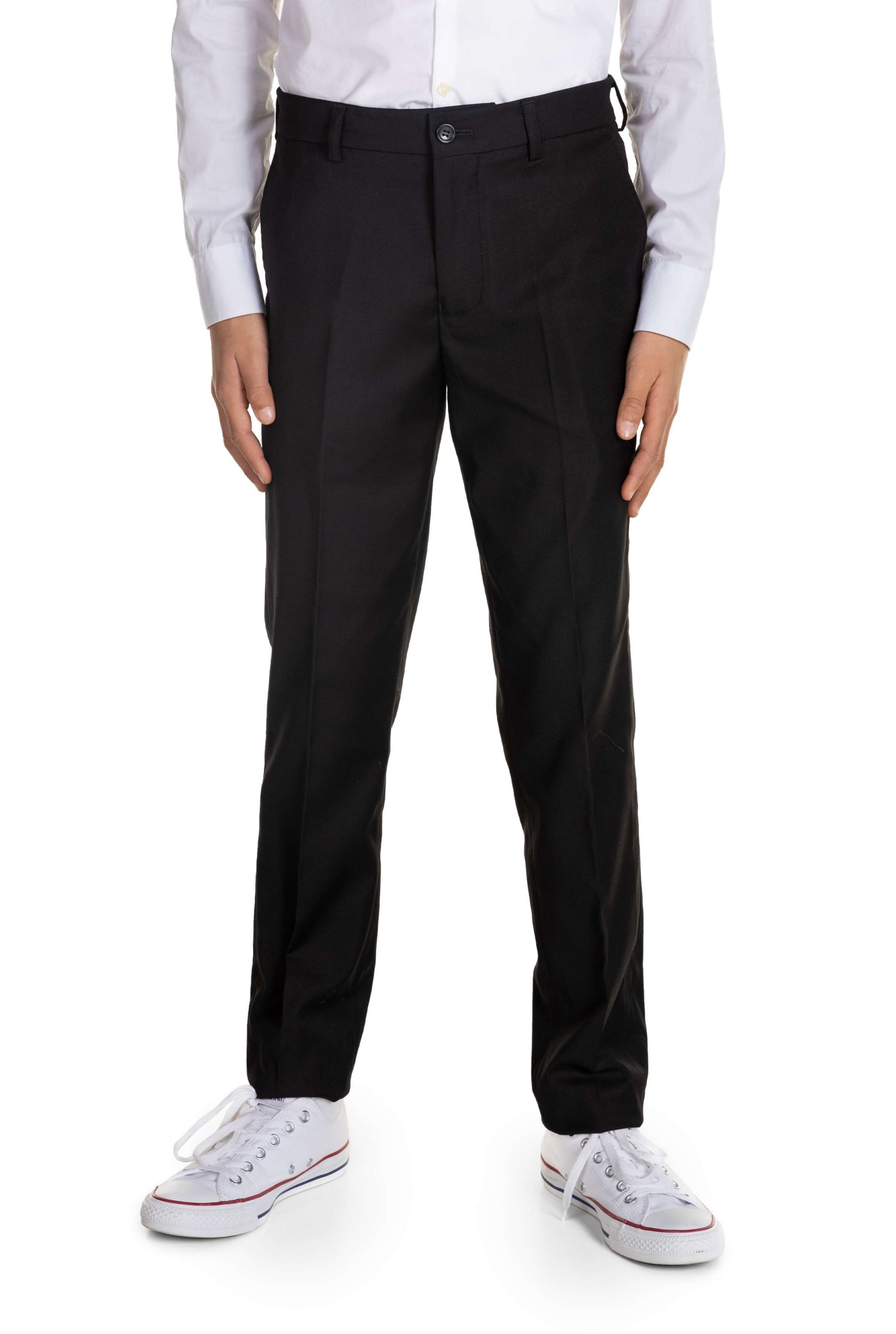 TEEN BOYS Daily Deep Black 2 Piece Suit