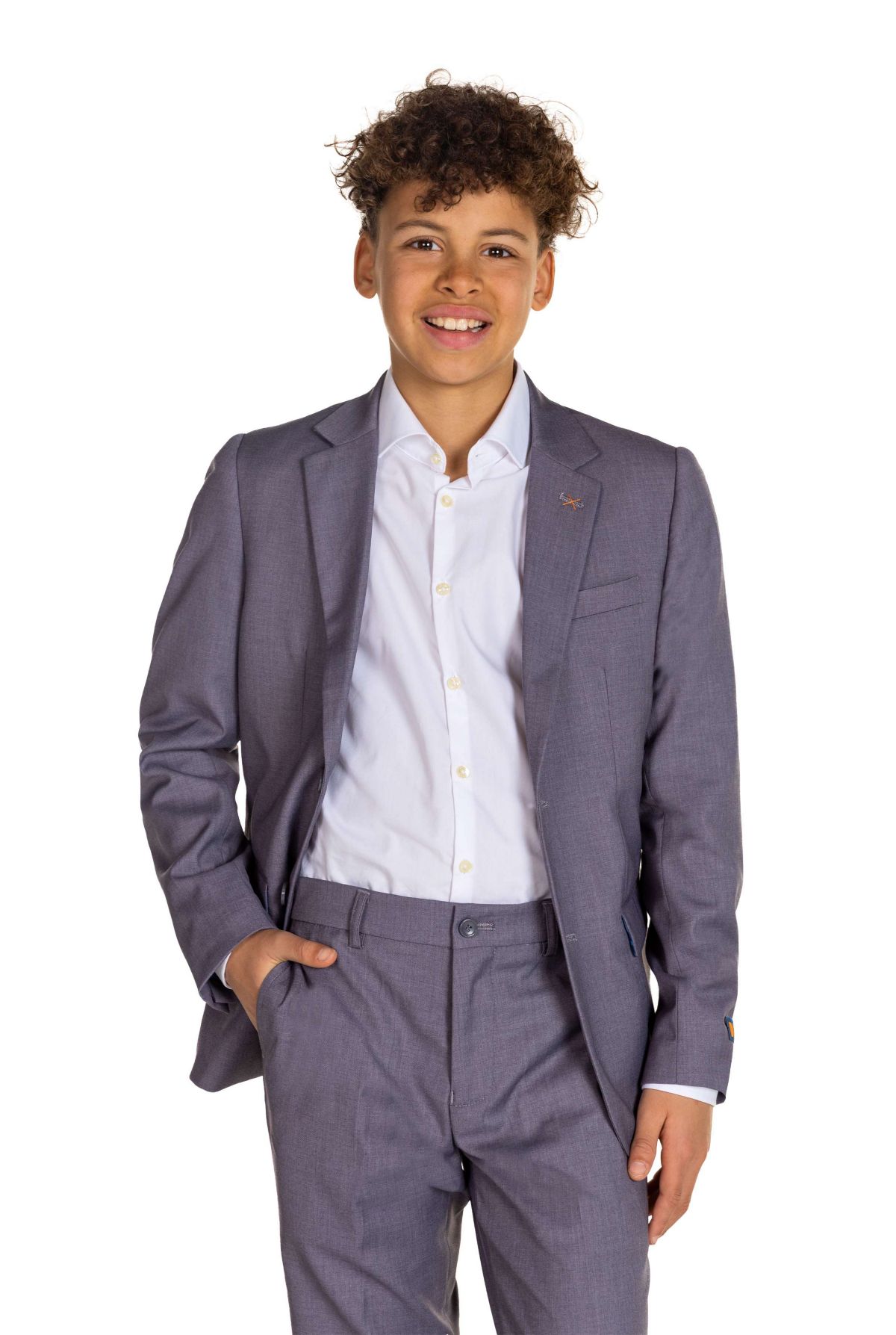 TEEN BOYS Daily Dark Grey 2 Piece Suit