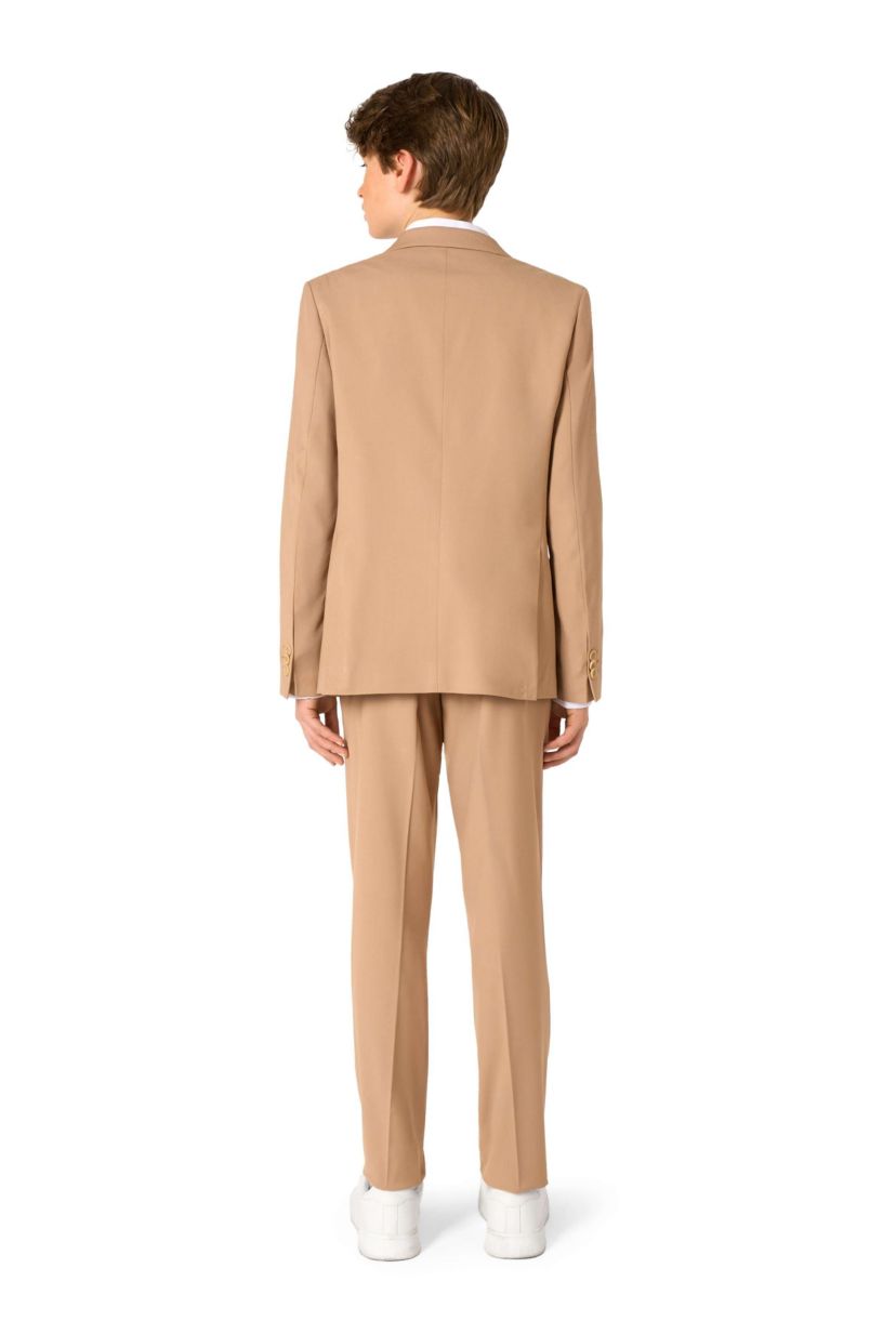 OppoSuits Daily Teen Boys Suit - Casual Kids Two-Piece Suit - Wedding & Easter Outfit - Dark Sand