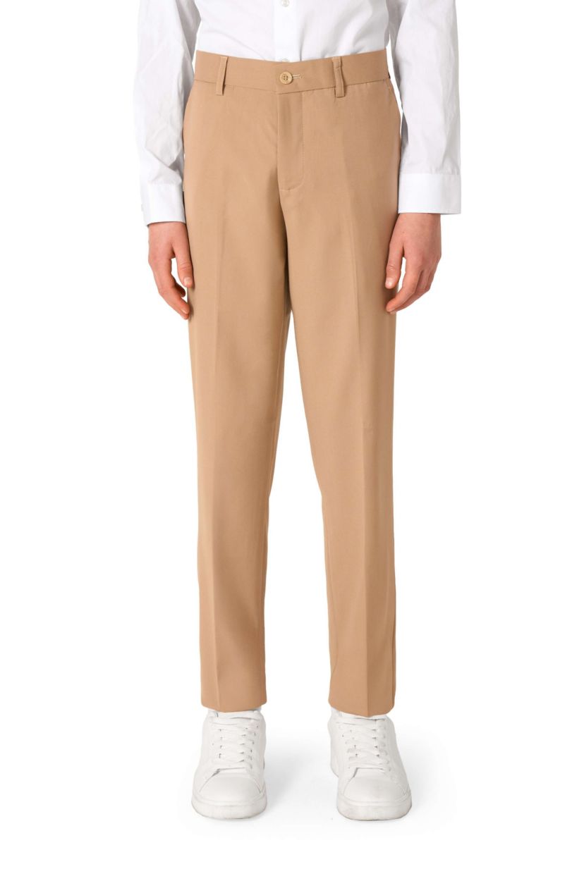 OppoSuits Daily Teen Boys Suit - Casual Kids Two-Piece Suit - Wedding & Easter Outfit - Dark Sand