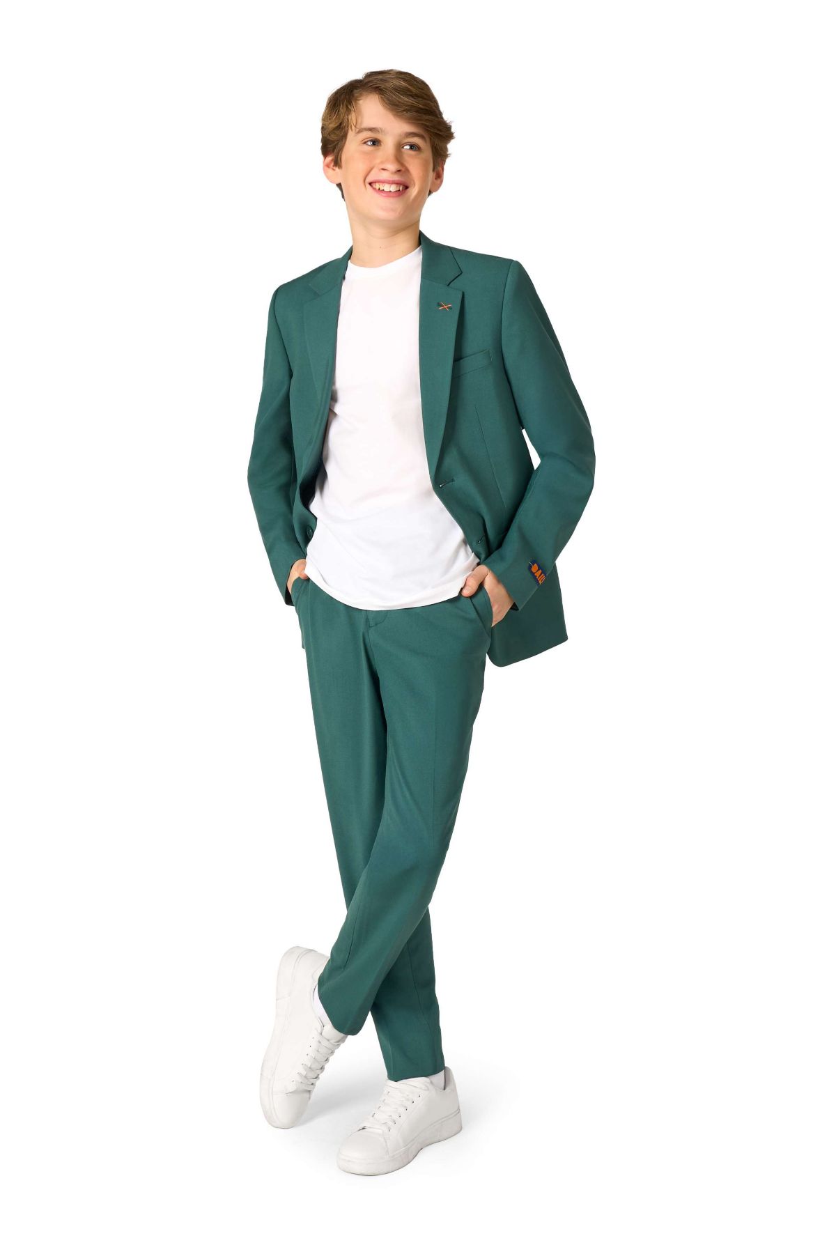 OppoSuits Daily Teen Boys Suit - Casual Kids Two-Piece Suit - Wedding & Easter Outfit - Posy Green