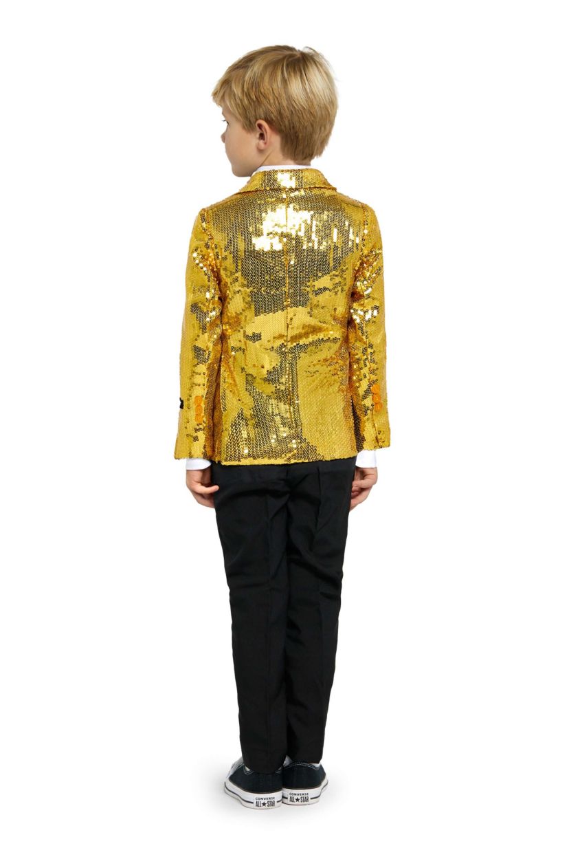 BOYS Blazer Sequin Gold