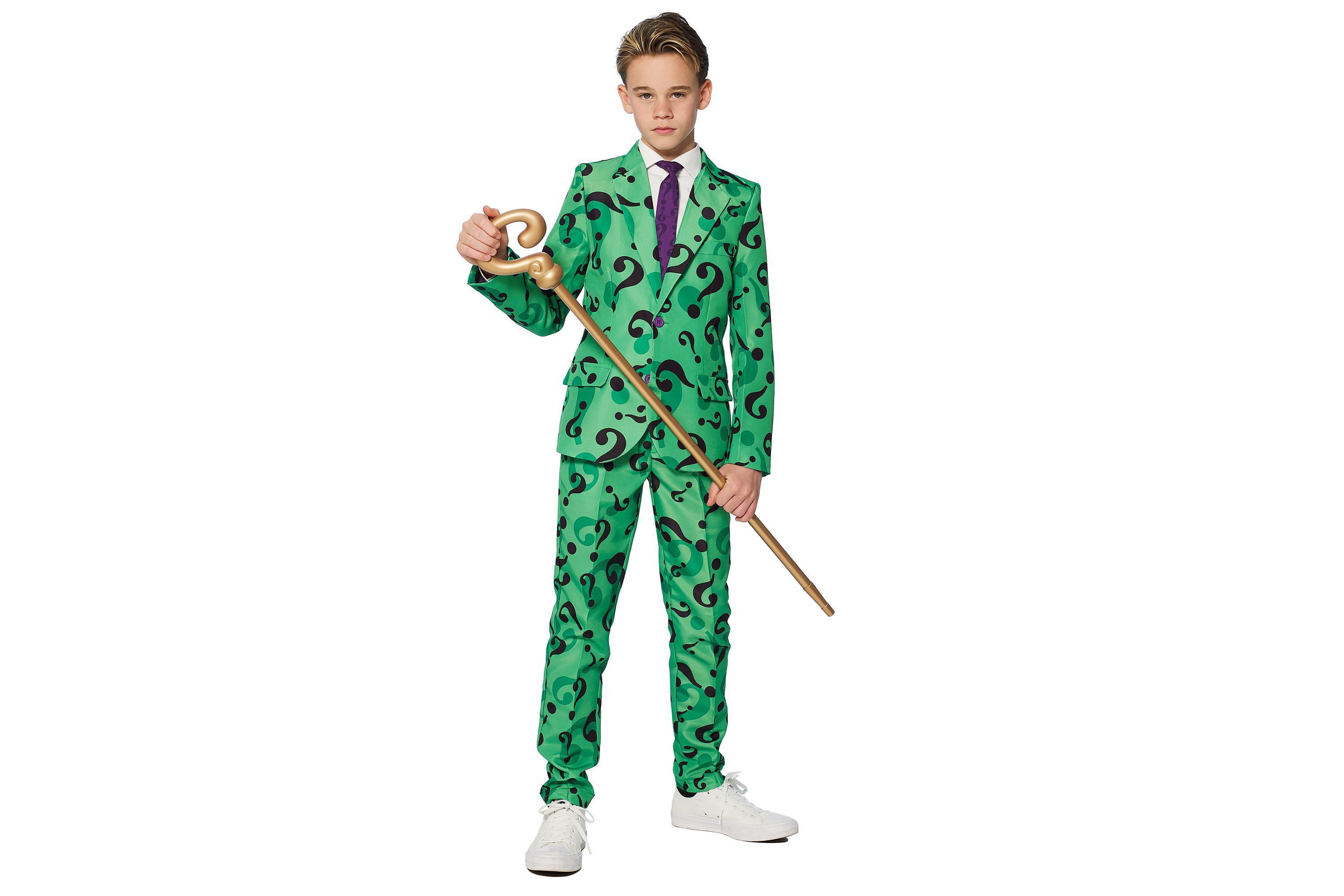 BOYS The Riddler 2 Piece Suit + Tie