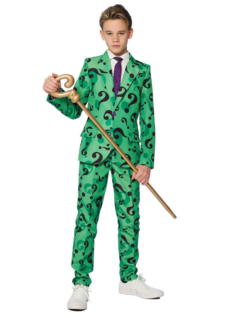 BOYS The Riddler 2 Piece Suit + Tie