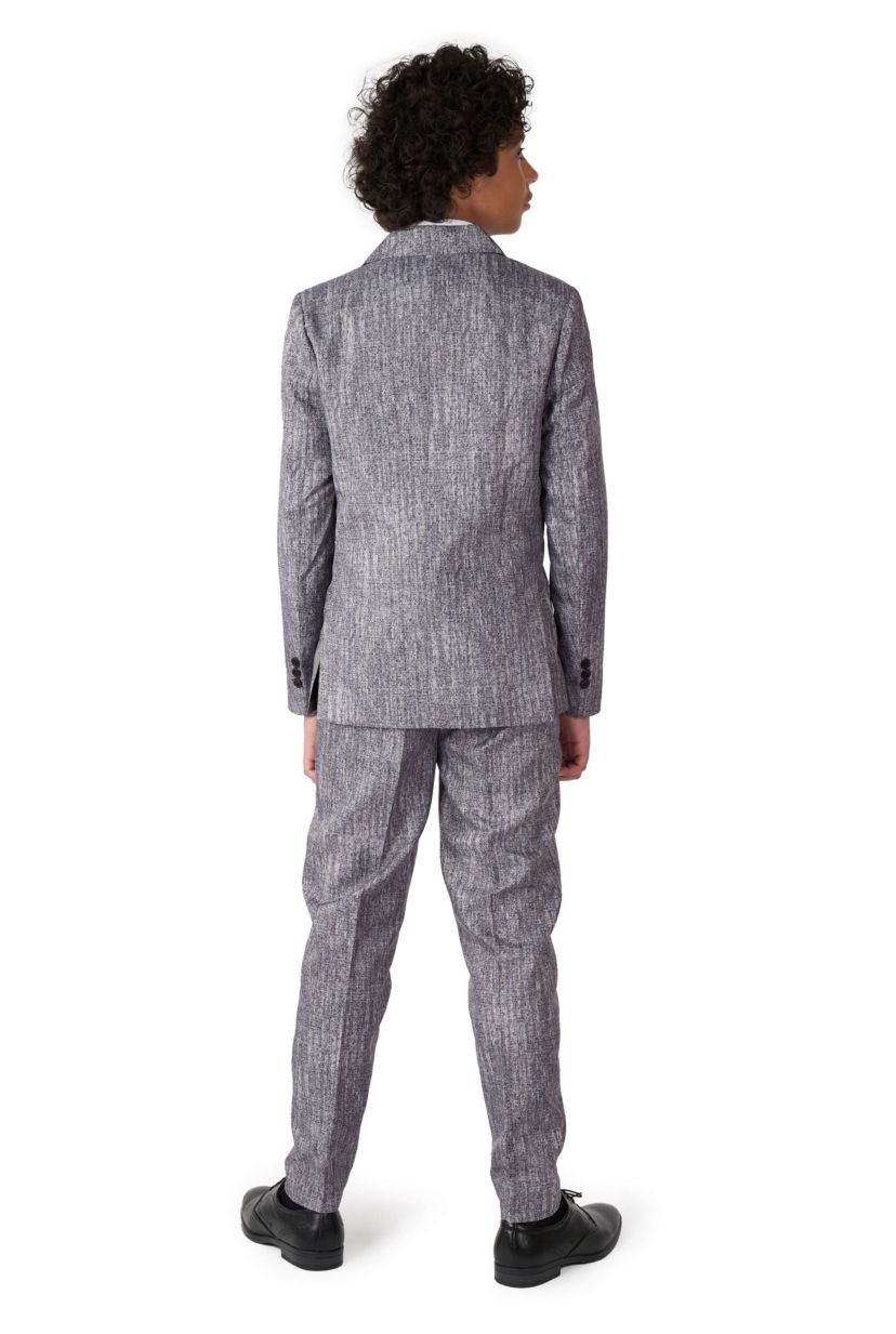 BOYS 20s Gangster Grey 2 Piece Suit + Tie