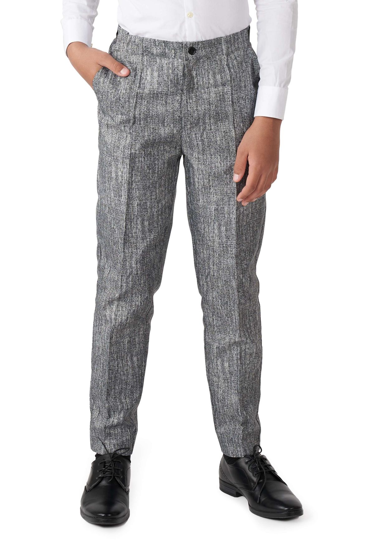 BOYS 20s Gangster Grey 2 Piece Suit + Tie