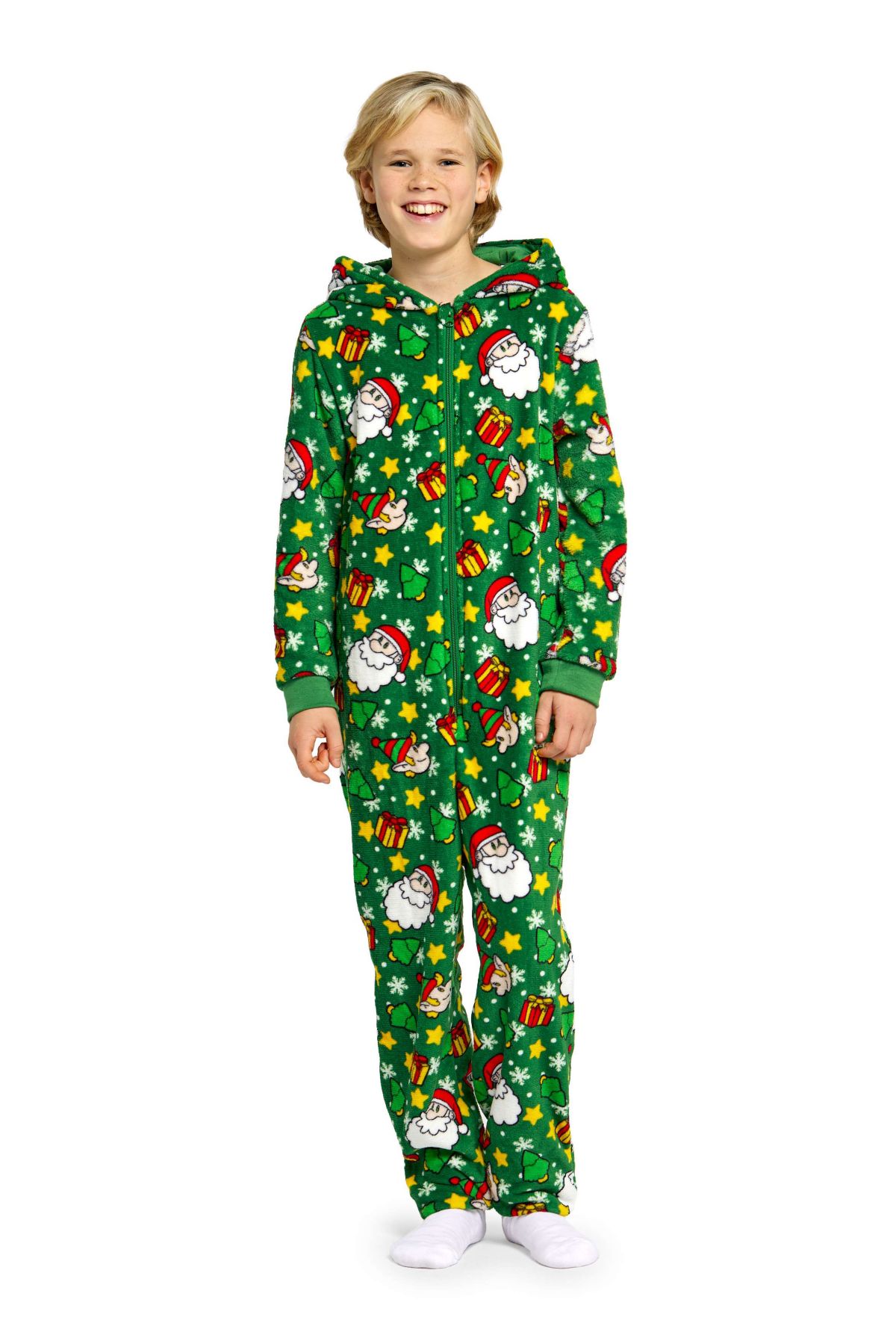 Suitmeister BOYS Santa Elves Green Onesie