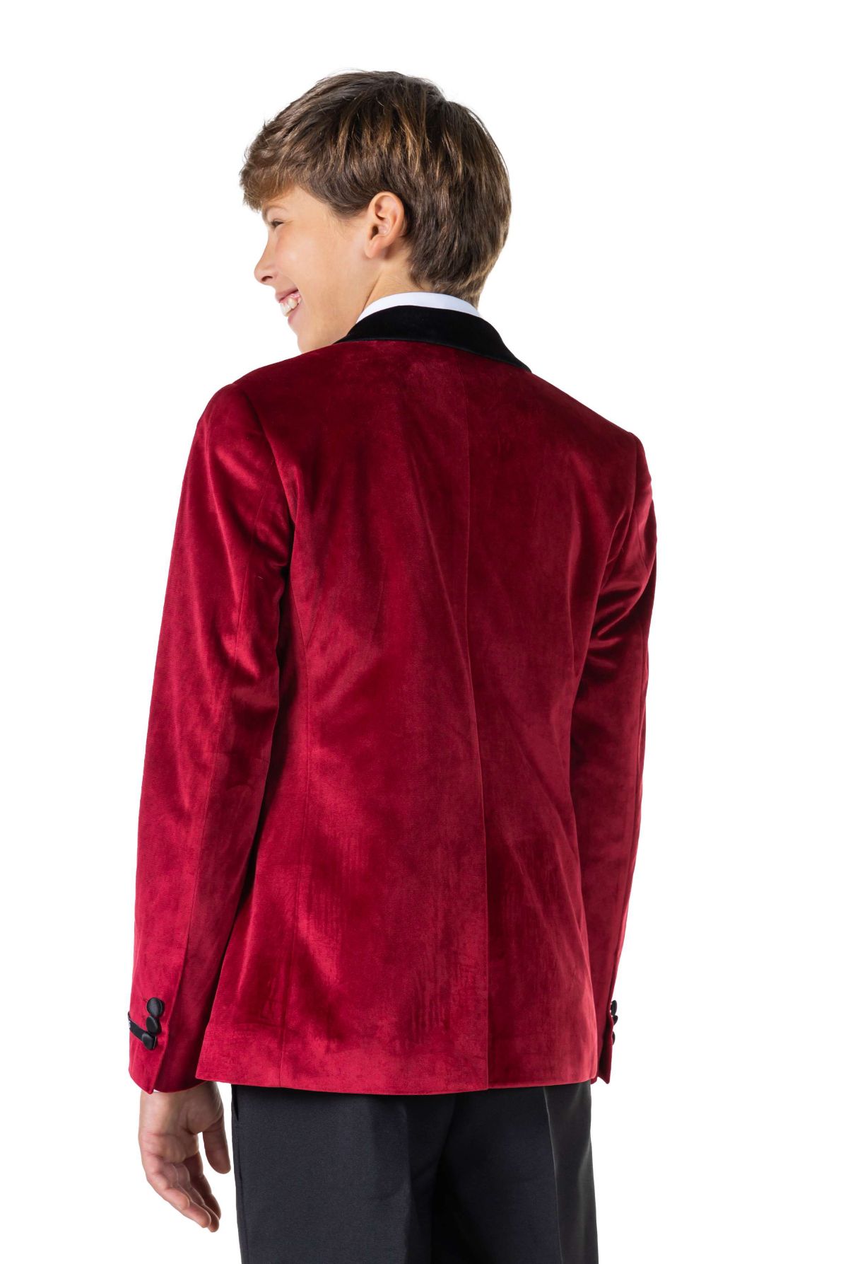 TEEN BOYS Dinner Jacket Burgundy