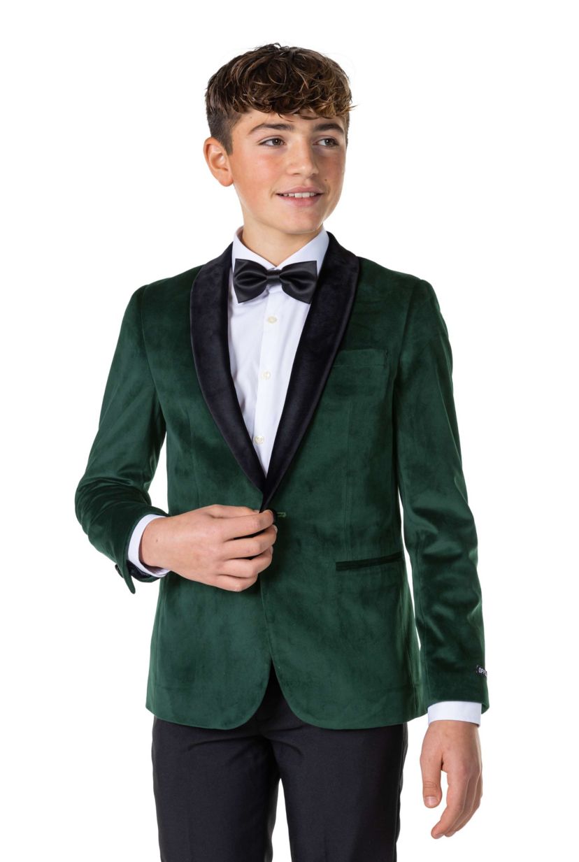TEEN BOYS Dinner Jacket Rich Green