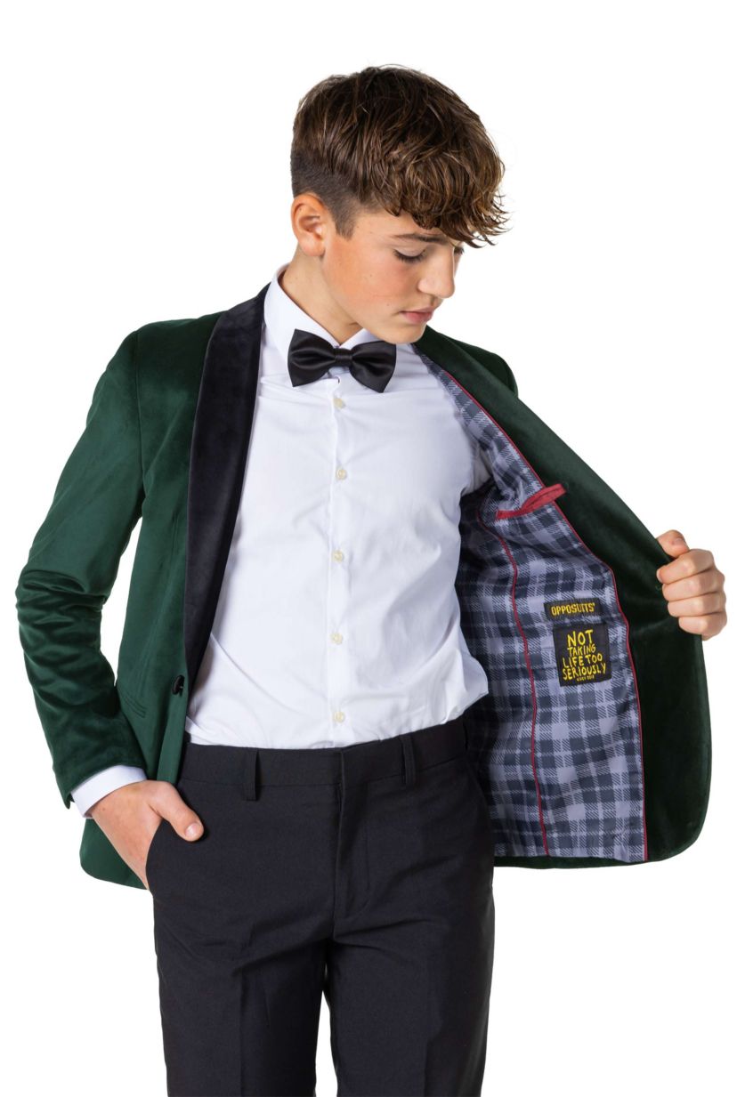 TEEN BOYS Dinner Jacket Rich Green