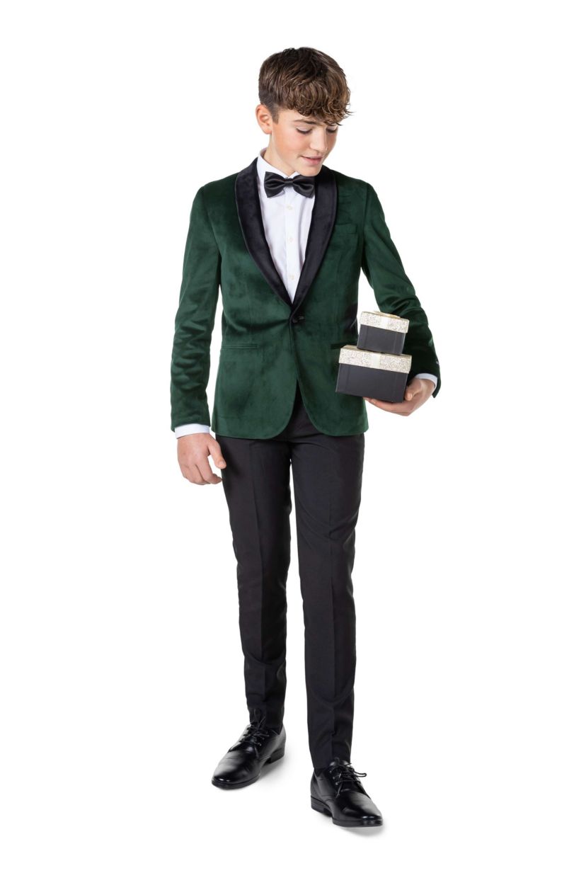 TEEN BOYS Dinner Jacket Rich Green