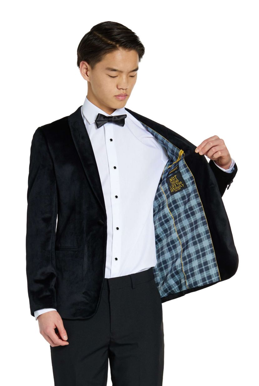 TEEN BOYS Dinner Jacket Black