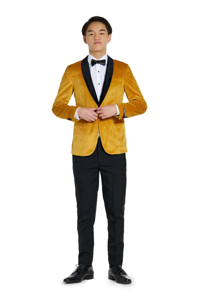 TEEN BOYS Dinner Jacket Gold