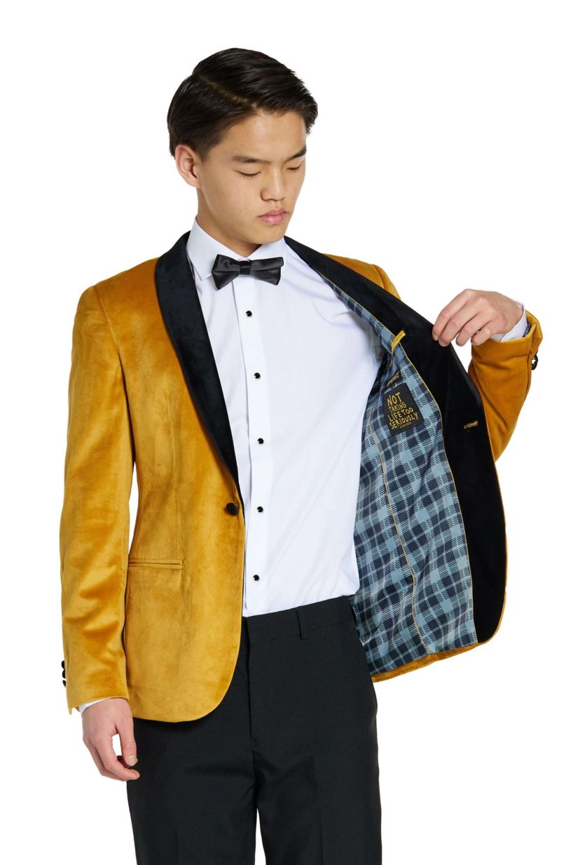 TEEN BOYS Dinner Jacket Gold