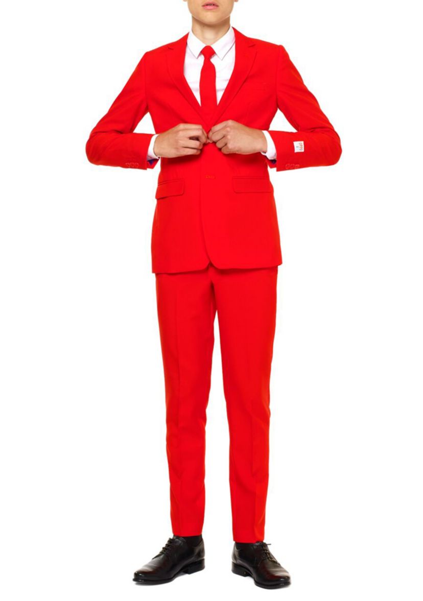 Boys 2-8 Red Devil Suit