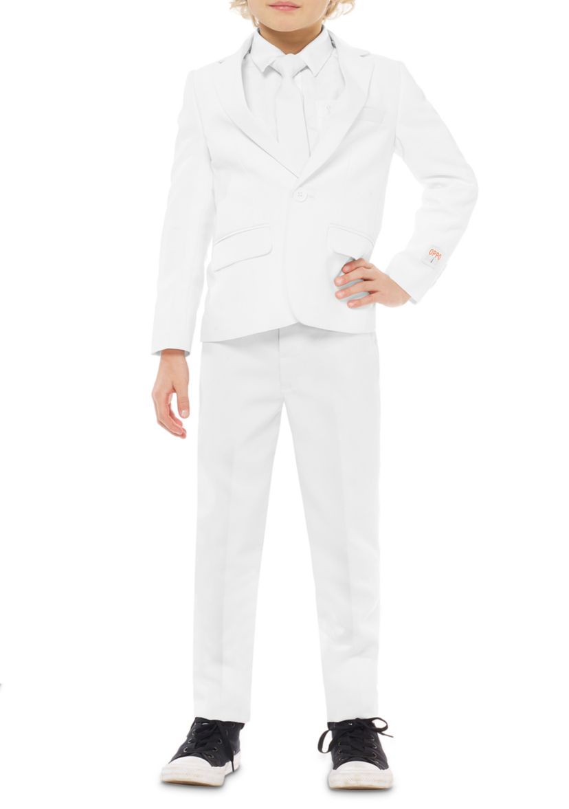 Boys 2 - 8 White Knight Suit