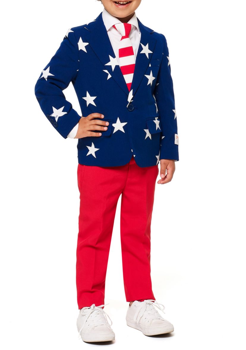 Boys 2-8 Stars and Stripes Suit