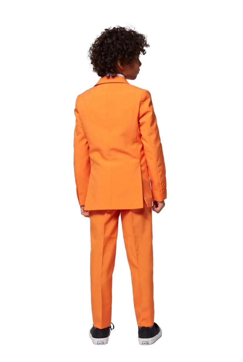 BOYS The Orange 2 Piece Suit + Tie