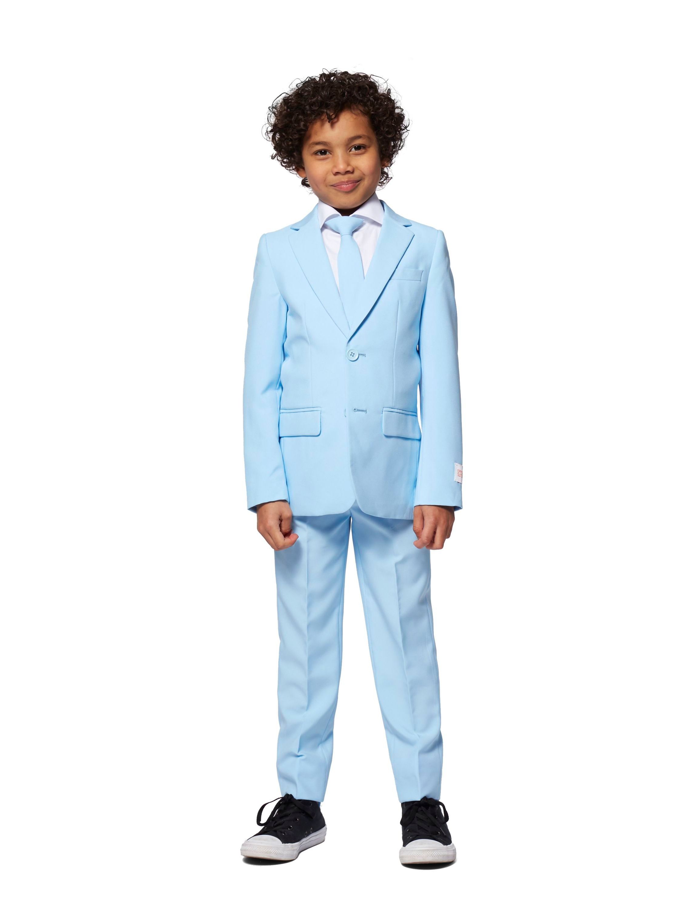 BOYS Cool Blue Suit - 2 Piece + Tie