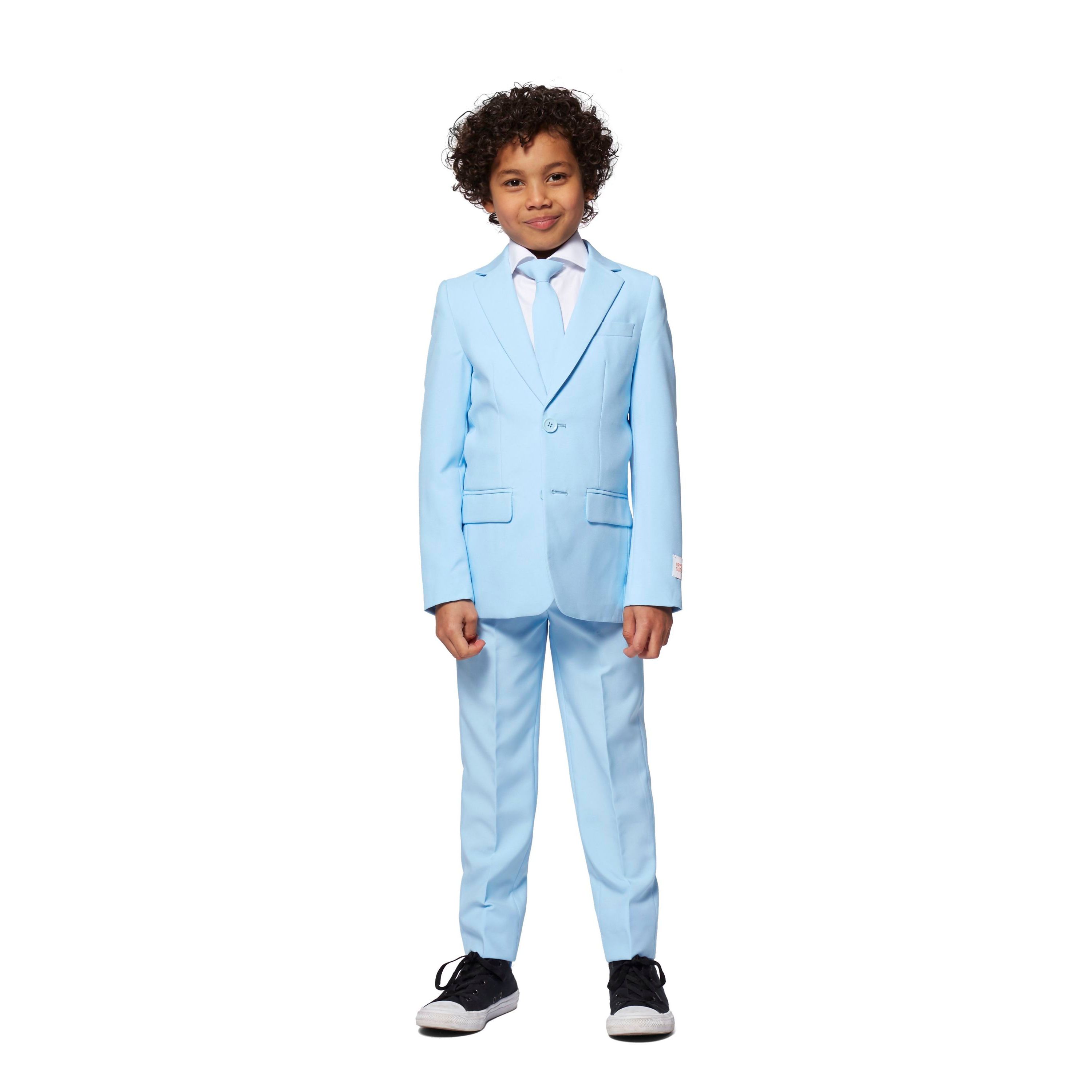 BOYS Cool Blue Suit - 2 Piece + Tie