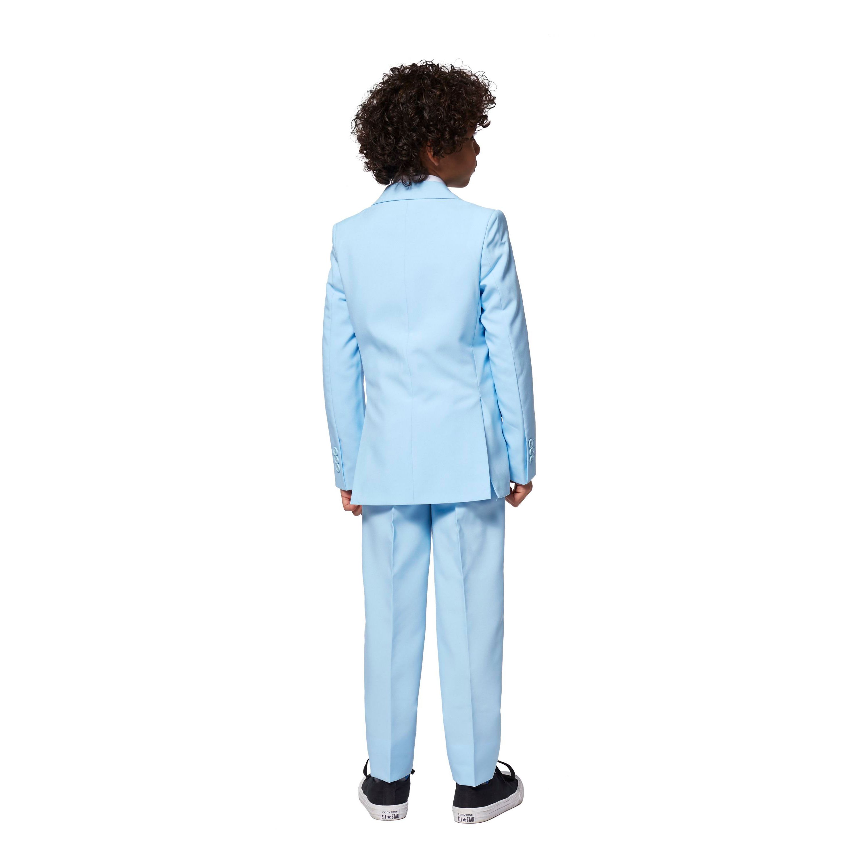 BOYS Cool Blue Suit - 2 Piece + Tie